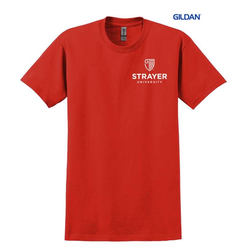 STRAYER Gildan® - Ultra Cotton® 100% Cotton T-Shirt-Red