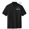 STRAYER Port Authority® Silk Touch™ Polo-Black