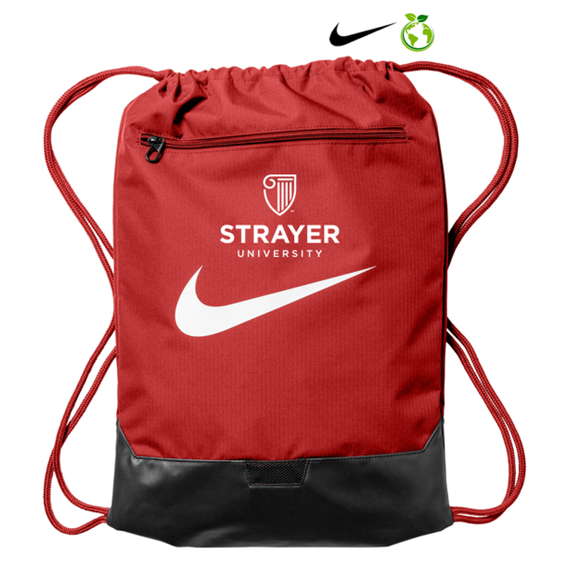 STRAYER Nike Brasilia Drawstring Pack - RED