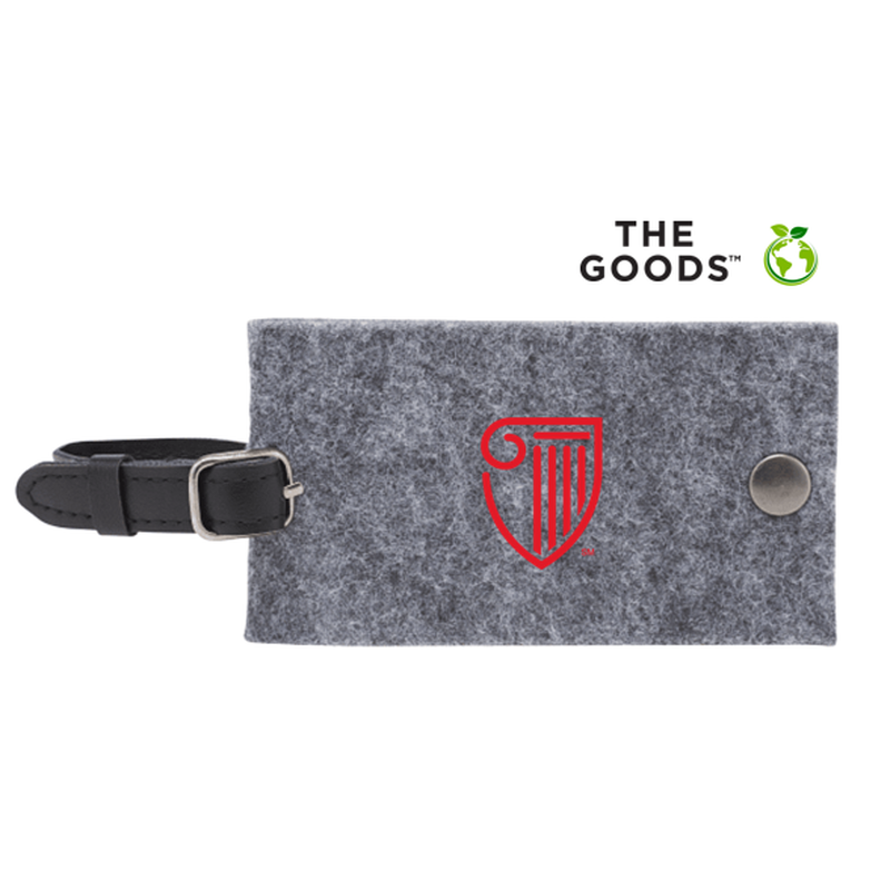 Strayer The Goods Recycled Felt Luggage Tag - GREY