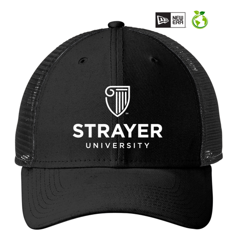 STRAYER New Era® Recycled Snapback Cap - BLACK