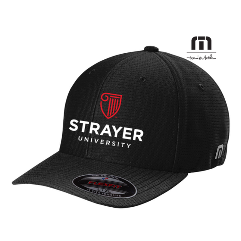 STRAYER Travis Mathew Rad Flexback Cap - Black - SMALL/MEDIUM