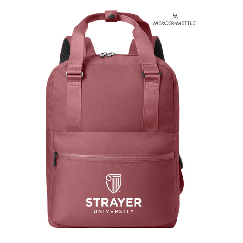 STRAYER Mercer+Mettle™ Claremont Handled Backpack - Rosewood