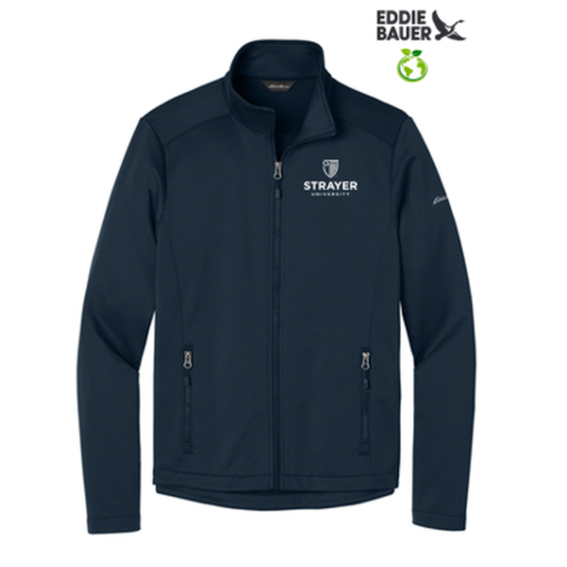 STRAYER - Eddie Bauer® Smooth Mid Layer Fleece Full-Zip - River Blue Navy
