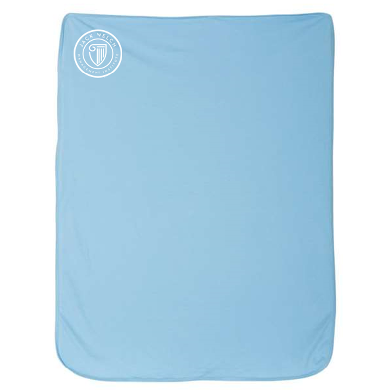 JWMI Premium Jersey Infant Blanket - Light Blue