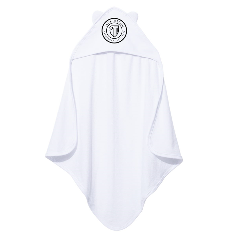 JWMI Terry Cloth Hooded Towel with Ears - WHITE