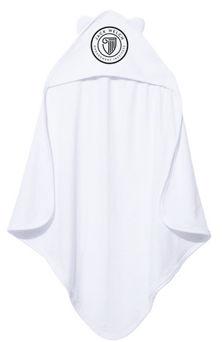 JWMI Terry Cloth Hooded Towel with Ears - WHITE