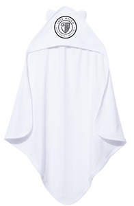 JWMI Terry Cloth Hooded Towel with Ears - WHITE