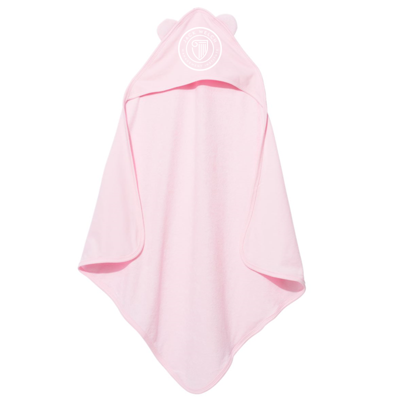 JWMI Terry Cloth Hooded Towel with Ears - Pink