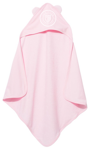 JWMI Terry Cloth Hooded Towel with Ears - Pink