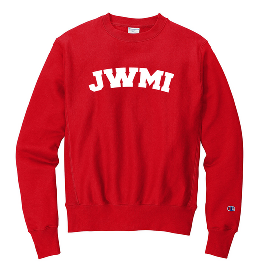 JWMI Champion ® Reverse Weave ® Crewneck Sweatshirt - RED