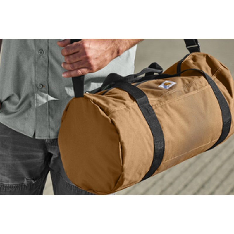 NEW Strayer Carhartt® Canvas Packable Duffel with Pouch
