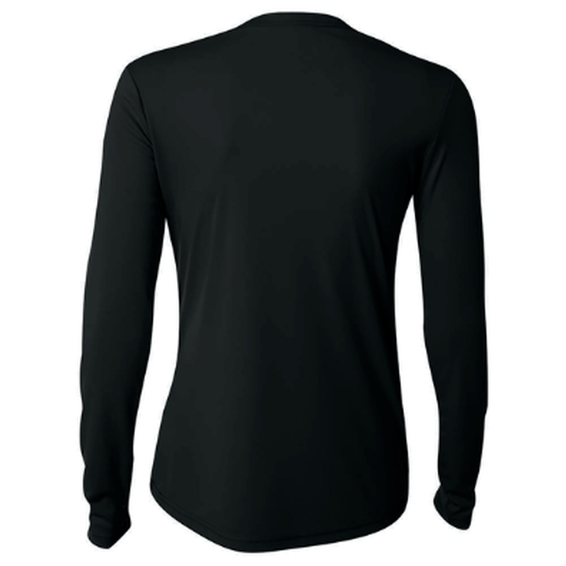NEW Strayer A4 Women’s Cooling Performance Long Sleeve Tee - Black