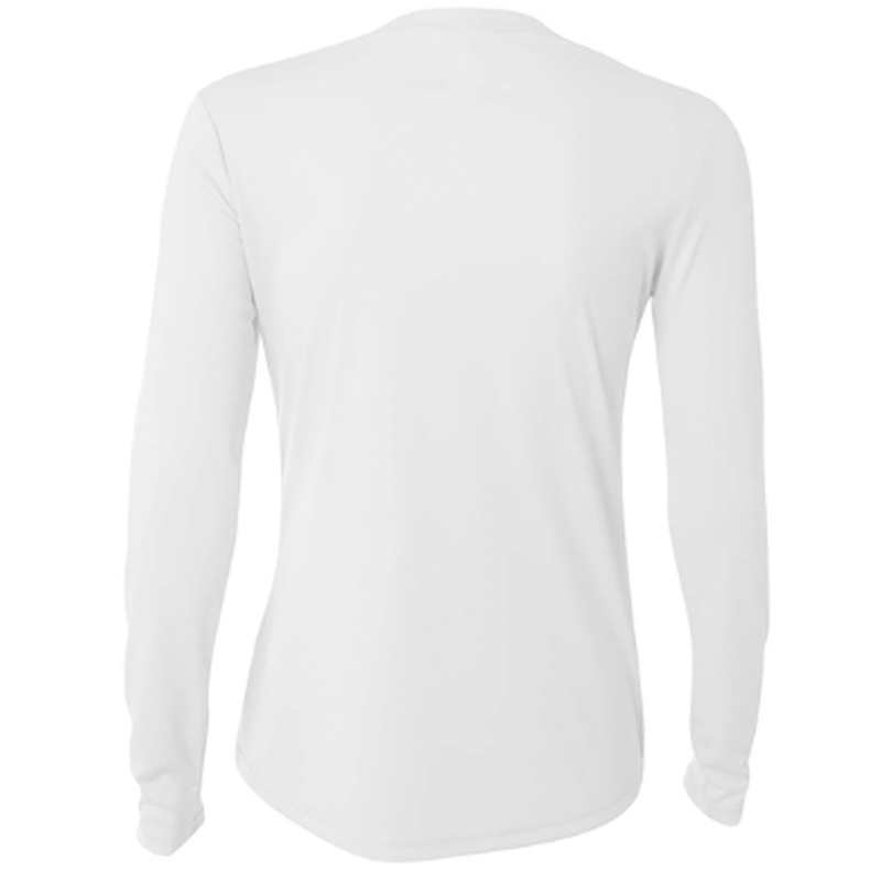 NEW Strayer A4 Women’s Cooling Performance Long Sleeve Tee - White