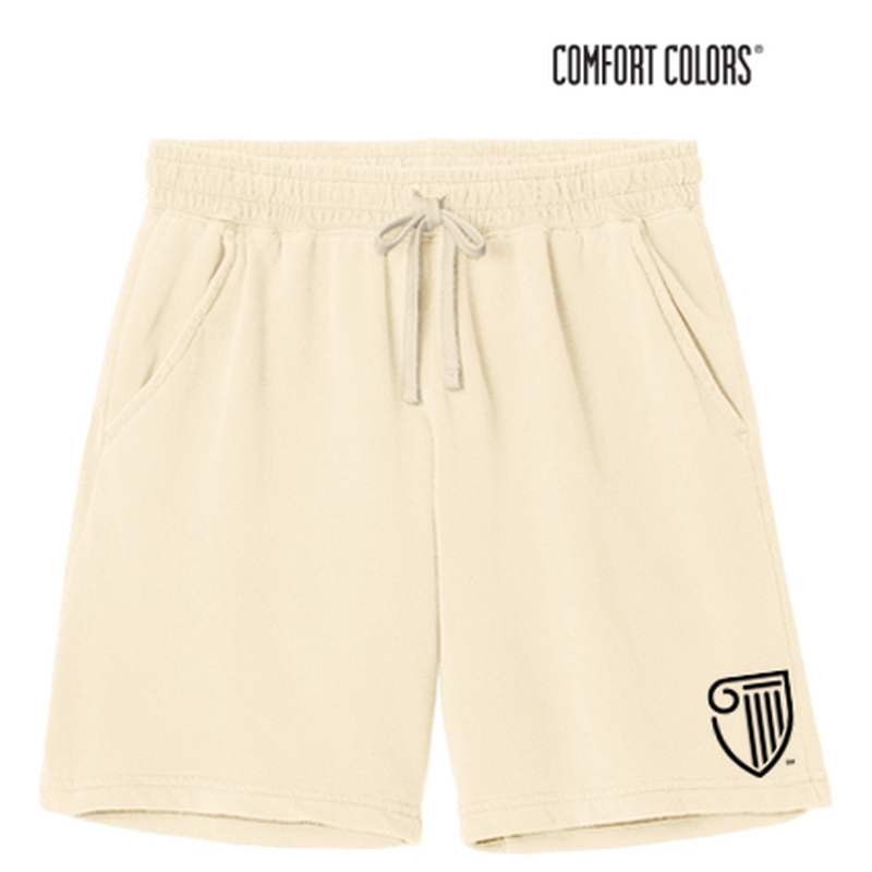 NEW STRAYER Comfort Colors® Lightweight Sweatshort (2 in logo) - Ivory