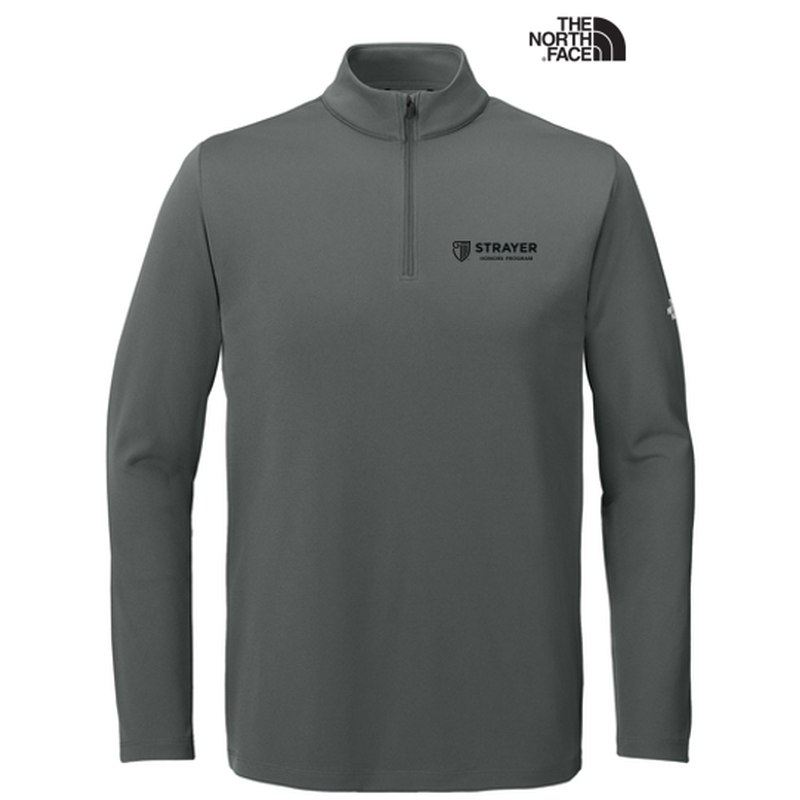 STRAYER HONORS The North Face® Ambition 1/4-Zip (4-in logo) - Smoked Pearl Grey