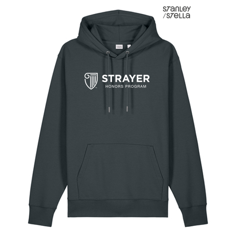STRAYER HONORS Stanley/Stella Unisex Cruiser 2.0 Hooded Sweatshirt (10-in logo) - India Ink Grey