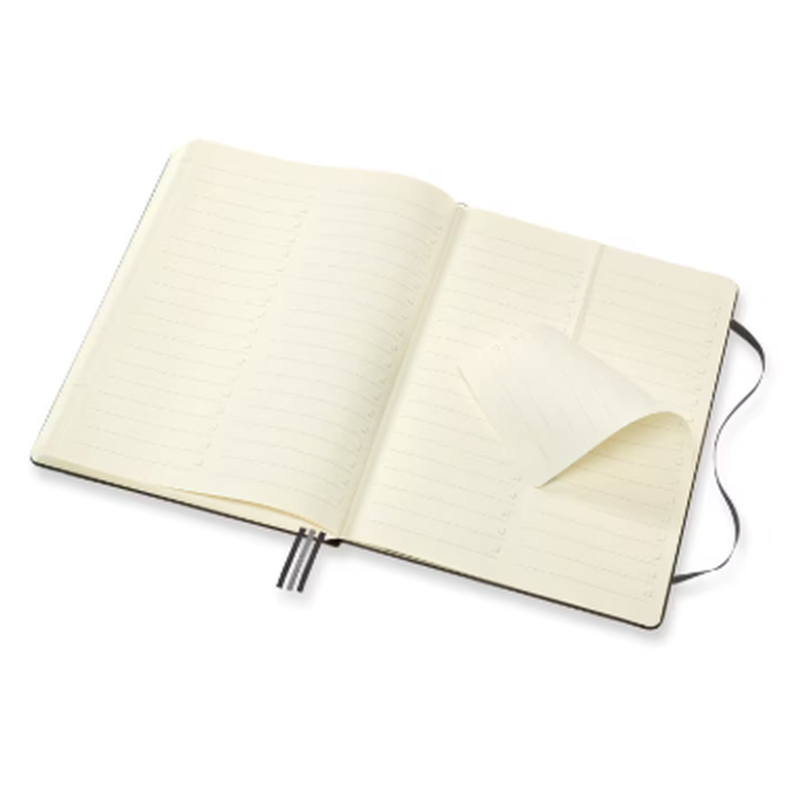 JWMI Moleskine® Hard Cover Ruled XL Professional Project Planner - BLACK
