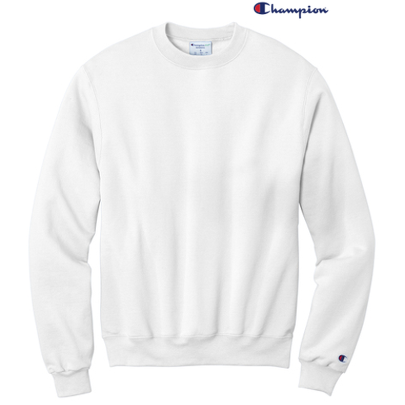 JWMI Logo Champion® Powerblend® Unisex Crewneck Sweatshirt - White