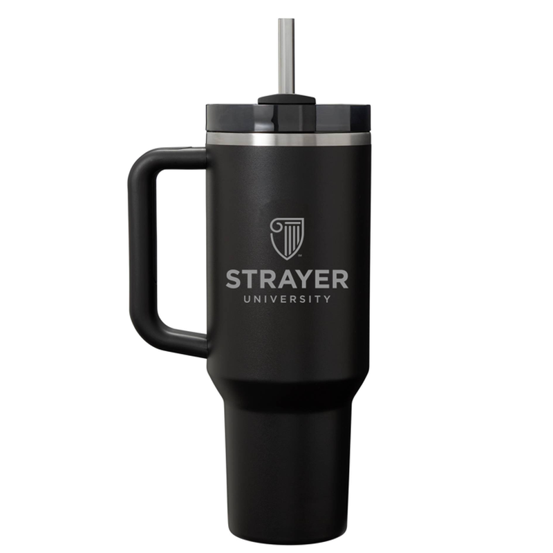 STRAYER Stanley Quencher H2.O FlowState™ Tumbler 40 oz - Black