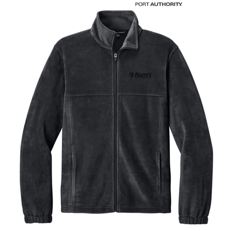STRAYER ALUMNI Port Authority® Plush Fleece Full-Zip Jacket - Black