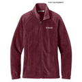 STRAYER ALUMNI Port Authority® Women’s Plush Fleece Full-Zip Jacket - Burgundy