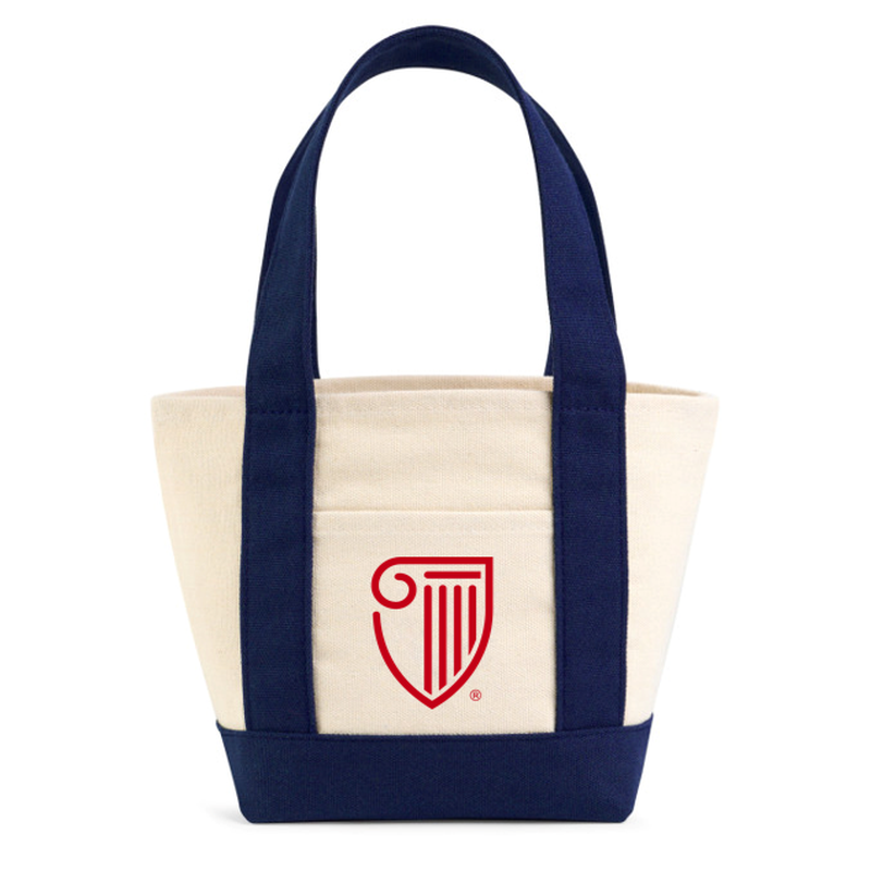 STRAYER Petite Canvas Tote - Navy