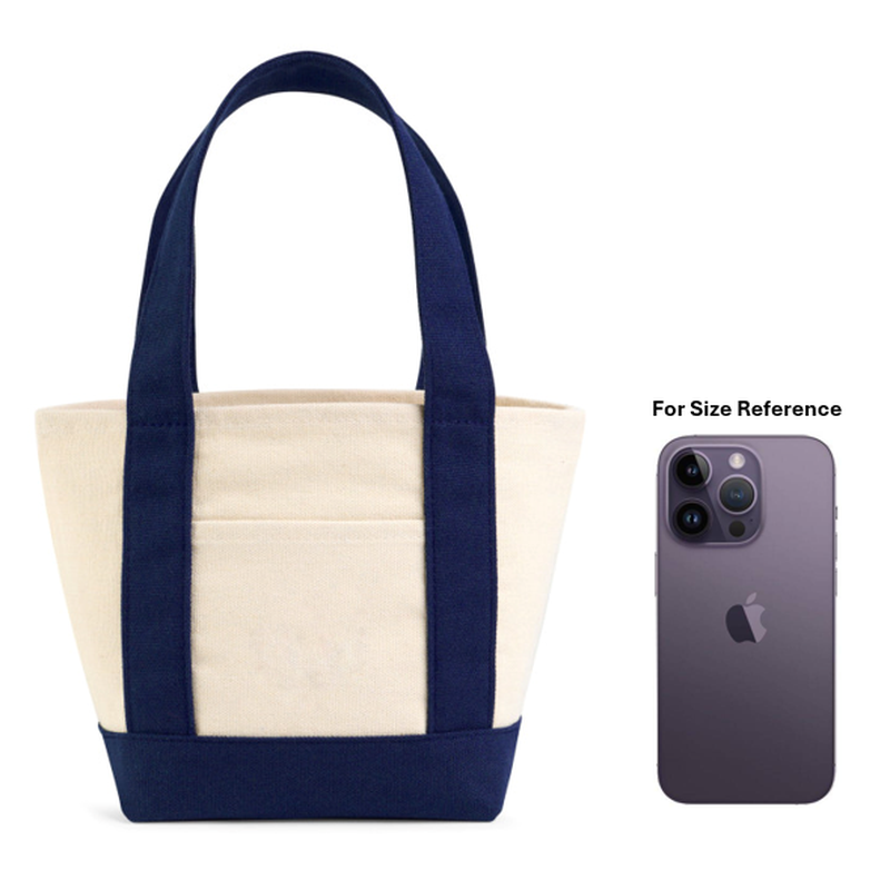 STRAYER Petite Canvas Tote - Navy
