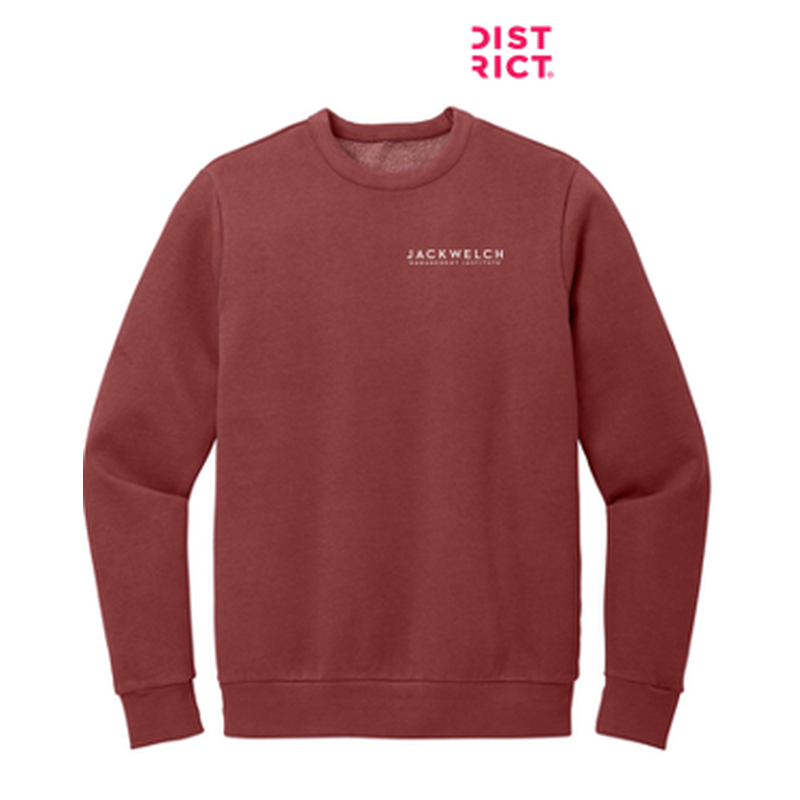 NEW JWMI - District Wash™ Fleece Crew - Garnet