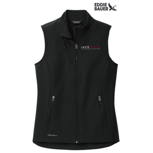 NEW JWMI - Eddie Bauer® Ladies Stretch Soft Shell Vest - Deep Black