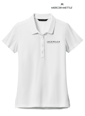 NEW JWMI - Mercer+Mettle® Women’s Stretch Pique Polo - White