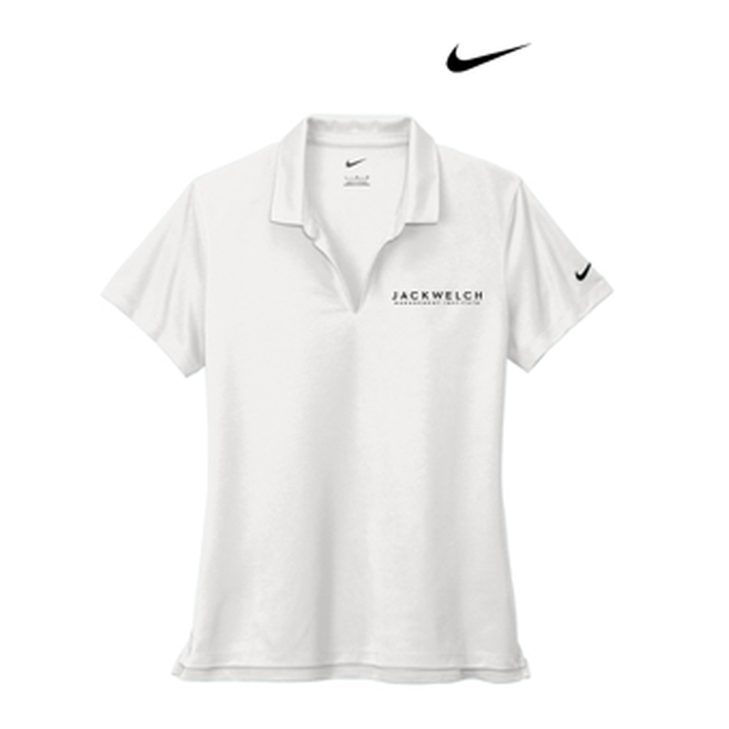 NEW JWMI - Nike Ladies Dri-FIT Micro Pique 2.0 Polo - White