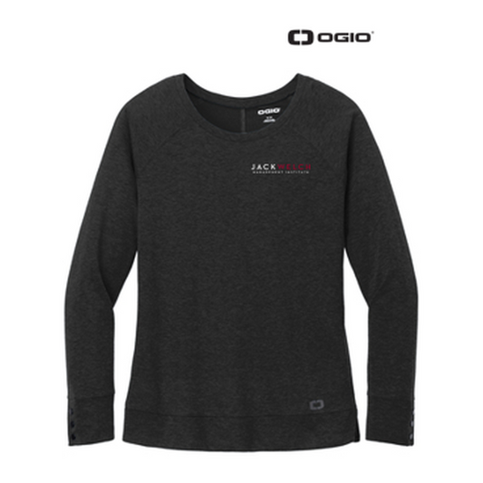 NEW JWMI - OGIO® Ladies Command Long Sleeve Scoop Neck - Blacktop