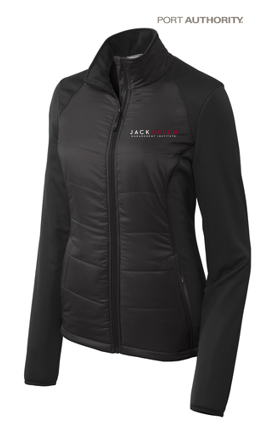 NEW JWMI - Port Authority® Ladies Hybrid Soft Shell Jacket - Deep Black