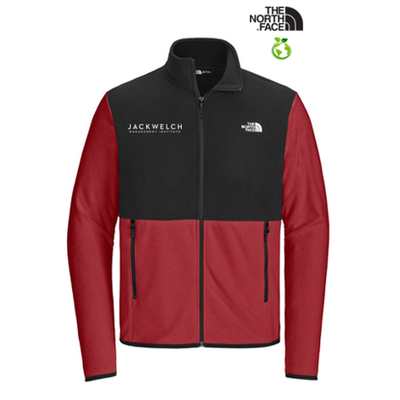 NEW JWMI - The North Face® Glacier Full-Zip Fleece Jacket - Rage Red/TNF Black