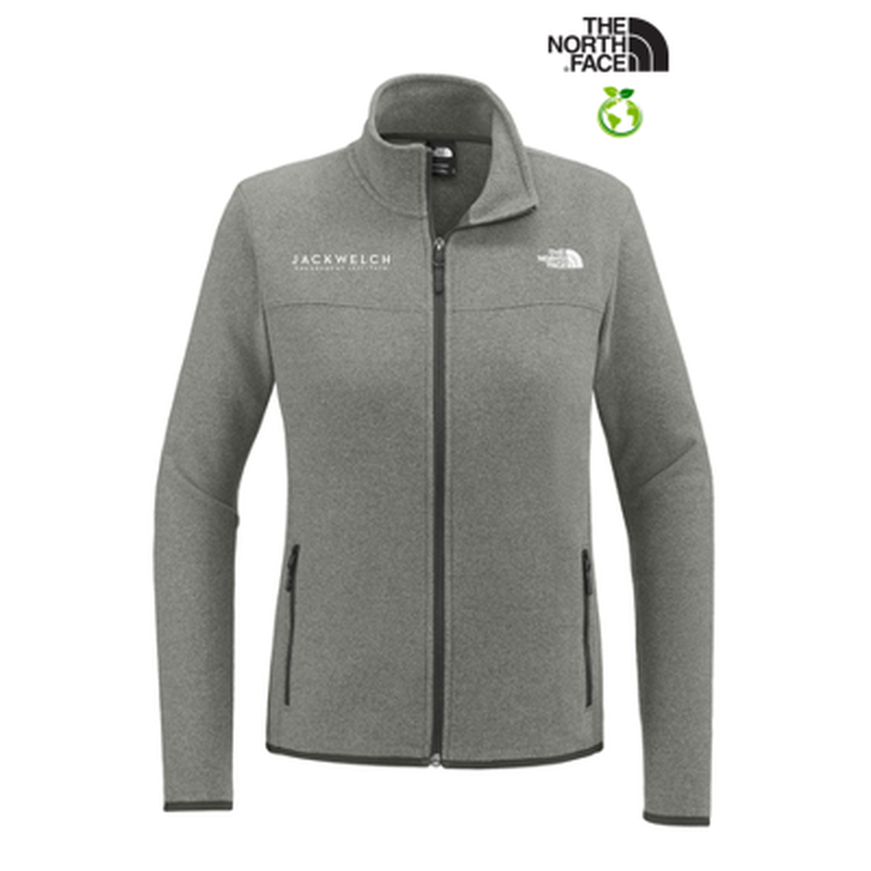 NEW JWMI - The North Face® Ladies Glacier Full-Zip Fleece Jacket - TNF Medium Grey Heather