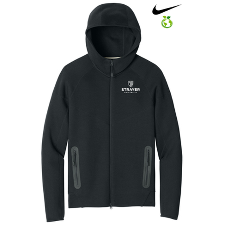STRAYER - Nike Tech Fleece Full-Zip Hoodie - Black