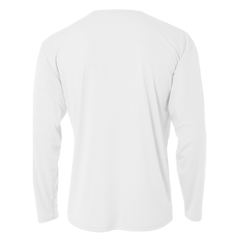 NEW Strayer A4 Cooling Performance Long Sleeve Tee - White
