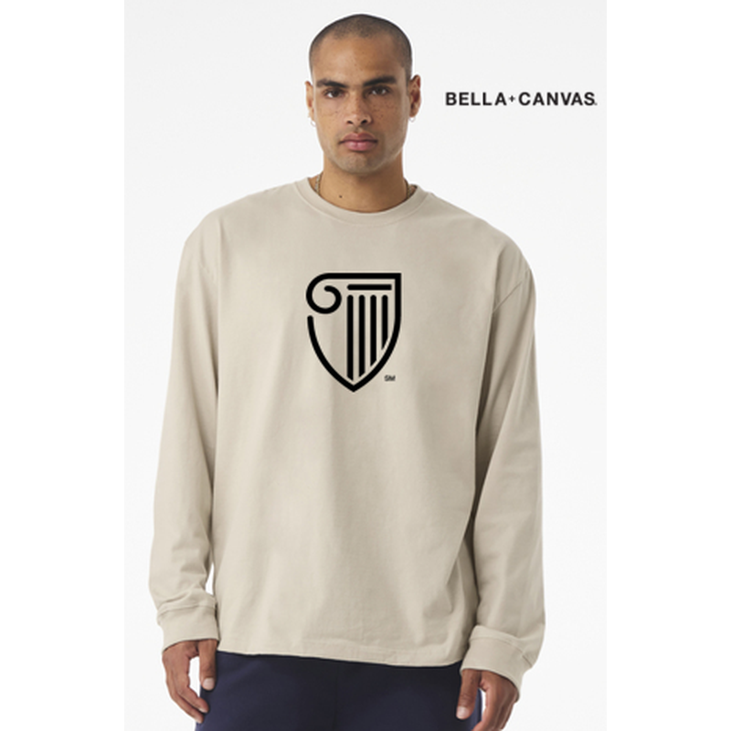 NEW Strayer BELLA+CANVAS® Unisex 7.5-Ounce Heavyweight Long Sleeve Tee - Dust