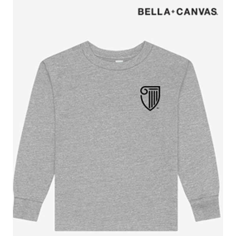 NEW Strayer BELLA+CANVAS® Toddler Jersey Long Sleeve Tee - Athletic Heather