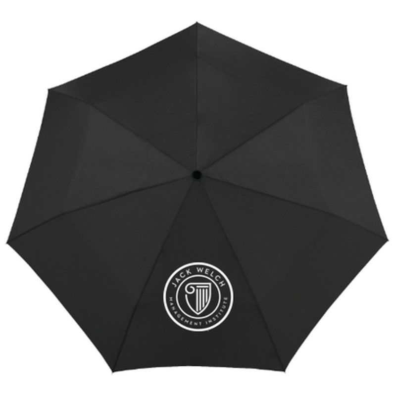 JWMI 44" totes® 3 Section Auto Open/Close Umbrella - Black