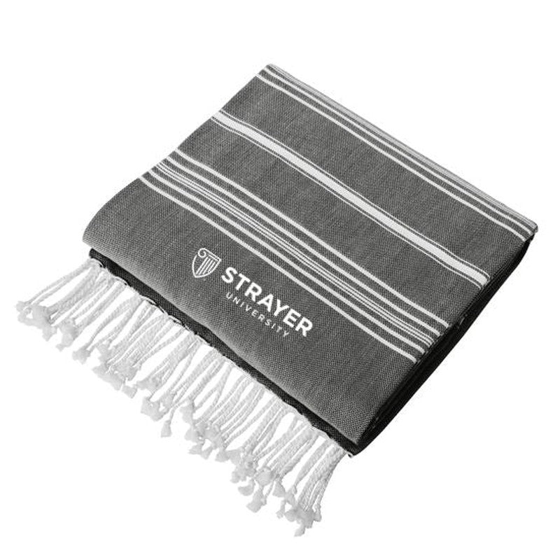 STRAYER Port Authority® Throw - Deep Black/ White