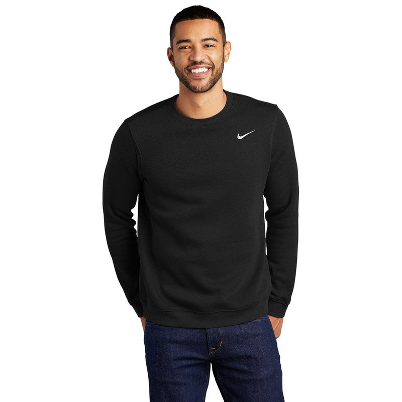 STRAYER Nike Club Fleece Crew-Black