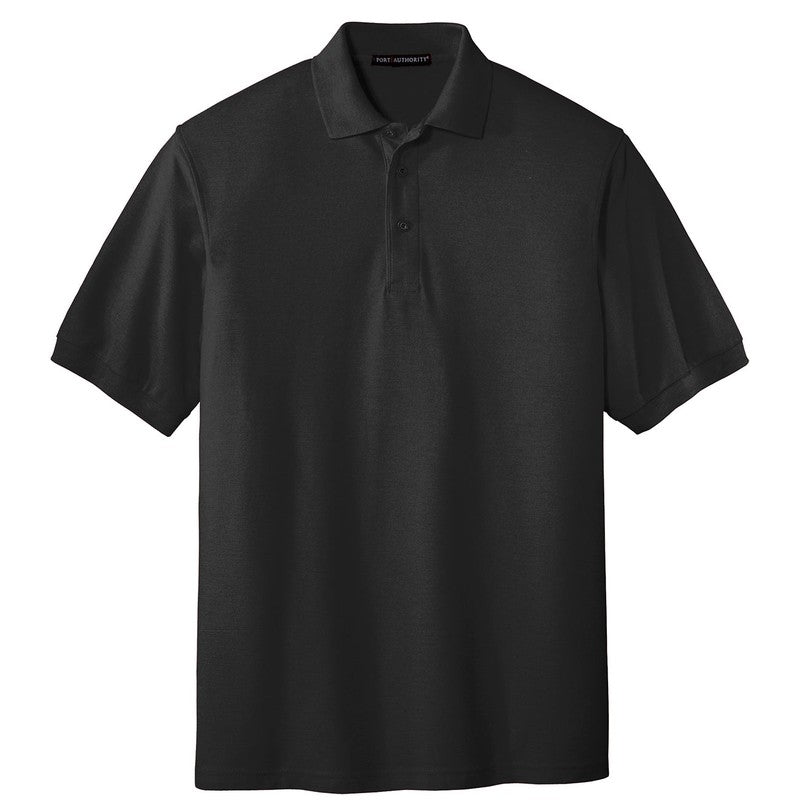 STRAYER Port Authority® Silk Touch™ Polo-Black