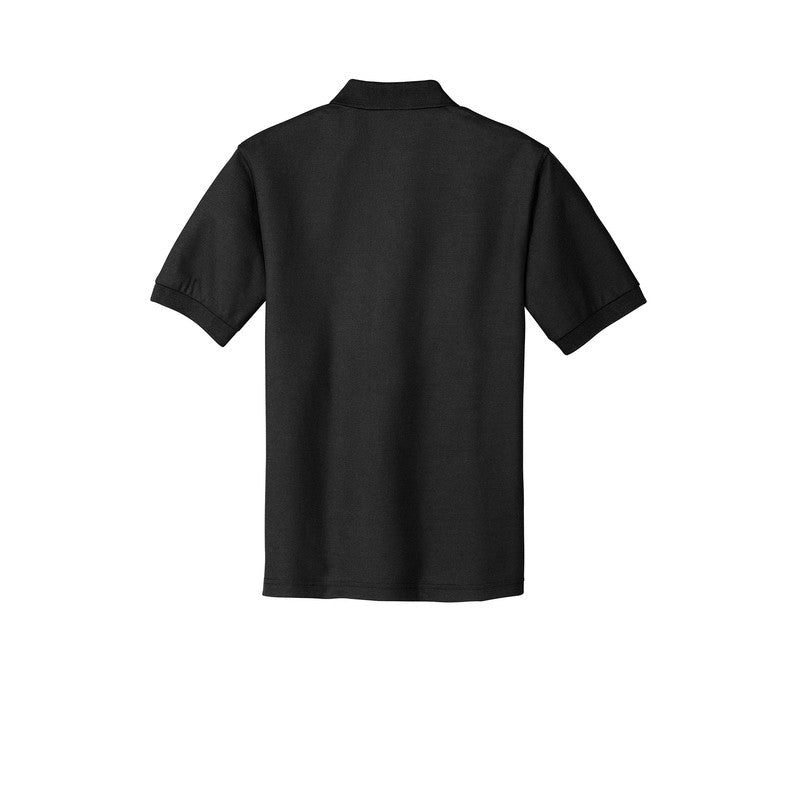 STRAYER Port Authority® Silk Touch™ Polo-Black