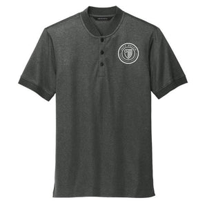 JWMI Mercer+Mettle™ Stretch Pique Henley - Anchor Grey Heather