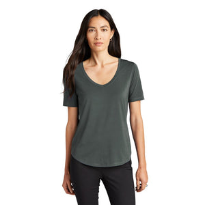 JWMI Mercer+Mettle™ Women’s Stretch Jersey Relaxed Scoop - Anchor Grey