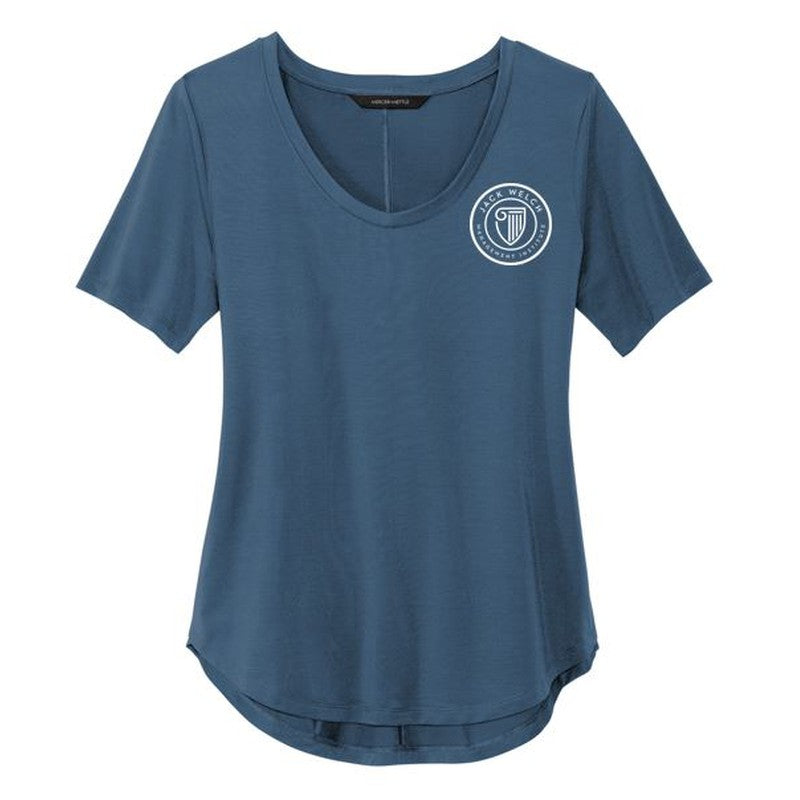 JWMI Mercer+Mettle™ Women’s Stretch Jersey Relaxed Scoop - Insignia Blue