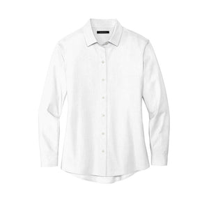 JWMI Mercer+Mettle™ Women’s Long Sleeve Stretch Woven Shirt - WHITE