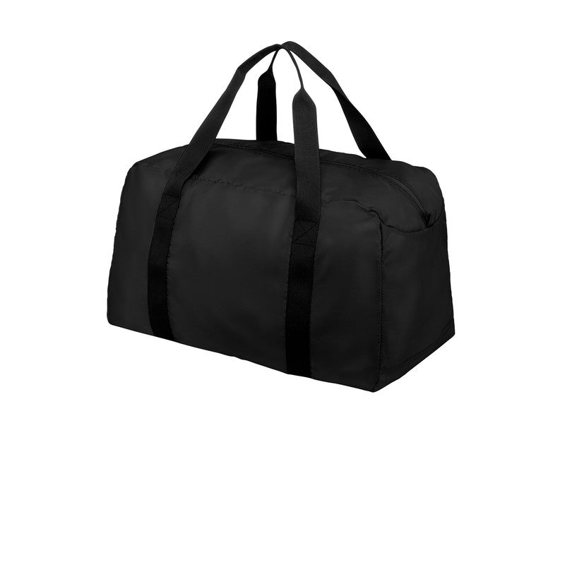 STRAYER Port Authority® Mini Ripstop Travel Duffel - Black